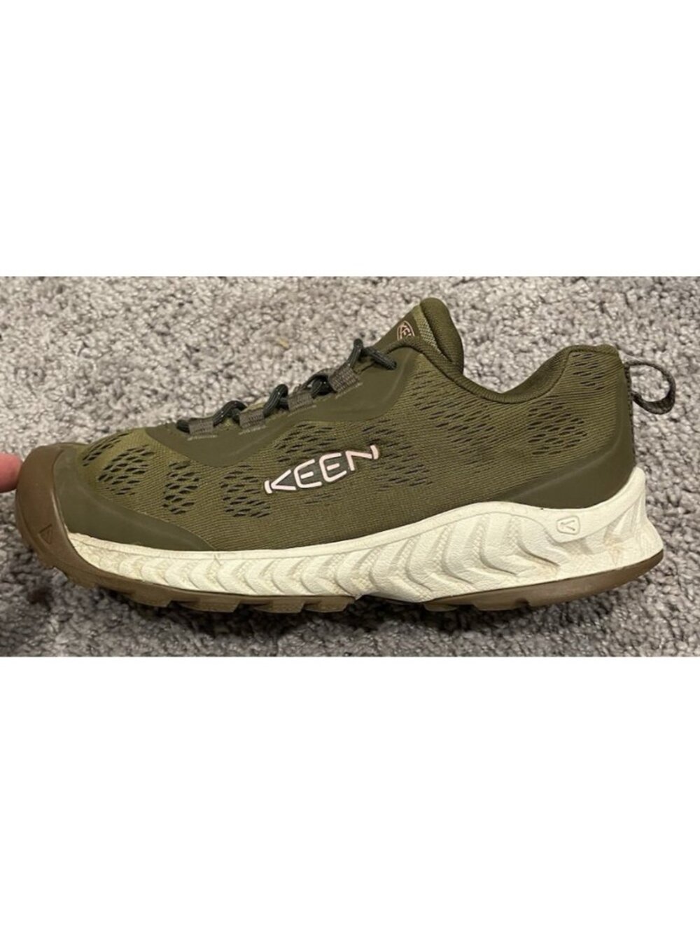 Keen Nxis Speed Hiking Shoes Women's Size 8 Green Low Top Lightweight Sneakers